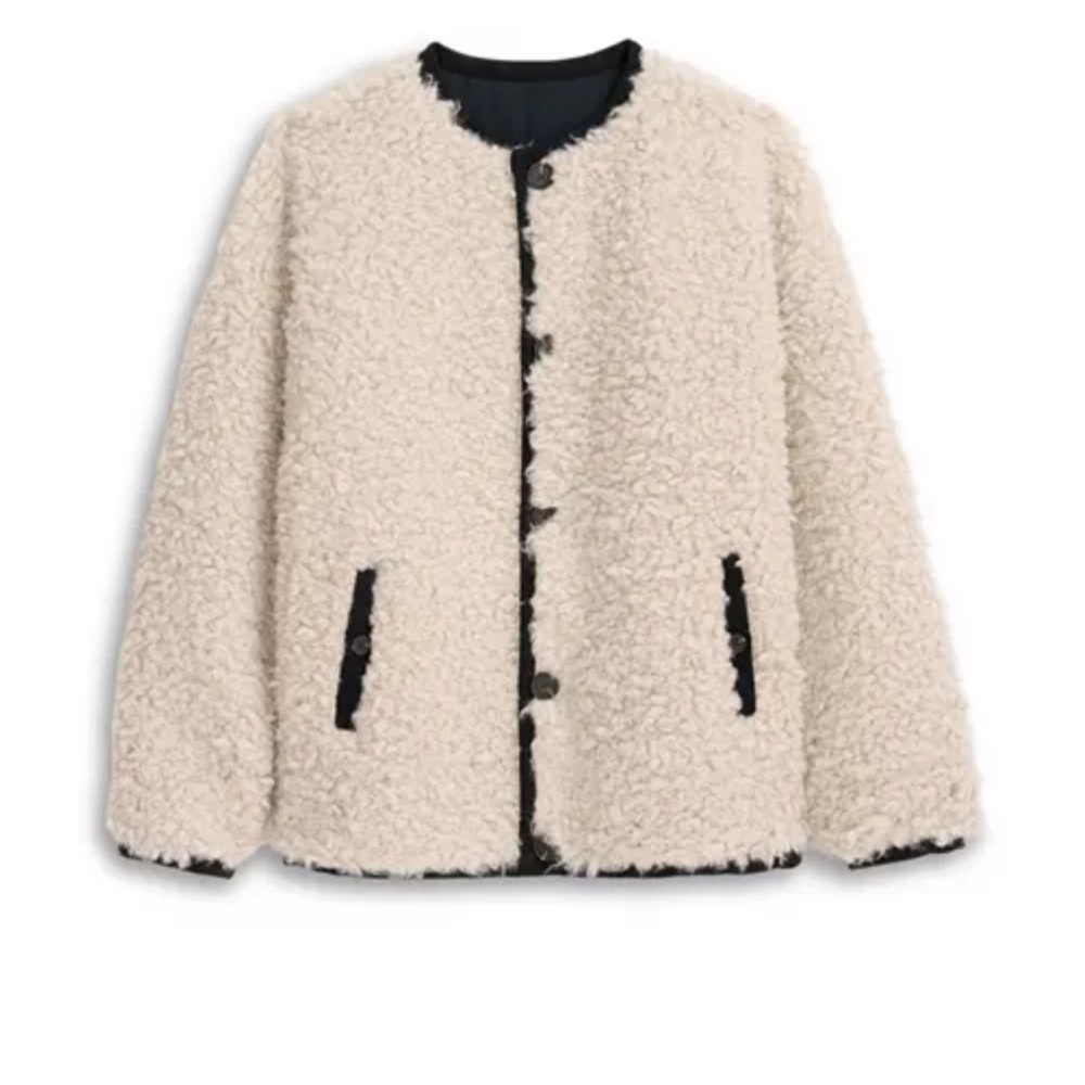 Alex Mill Reversible Polar Bear Jacket NWT